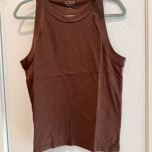 J. Crew Chocolate Brown Tank Top